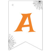 Bannière À Fanions Cute Back chat Fête d'anniversaire d'Halloween (Troisième drapeau)