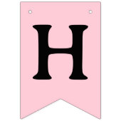 Bannière À Fanions Cute Boo Éffrayant Fantôme Halloween Fille Rose (Premier drapeau)