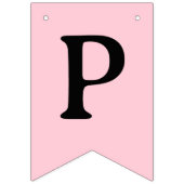 Bannière À Fanions Cute Boo Éffrayant Fantôme Halloween Fille Rose (Troisième drapeau)