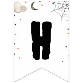 Bannière À Fanions Cute Boo Halloween Ghost Boy Joyeux anniversaire (Deuxième drapeau)