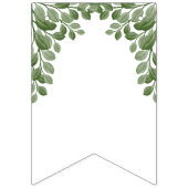 Bannière À Fanions Cute Forest Woodland Animals Baby Shower Welcome (Deuxième drapeau)