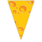 Bannière À Fanions Cute Fromage Wedge Enfants 1er anniversaire fête (Deuxième drapeau)