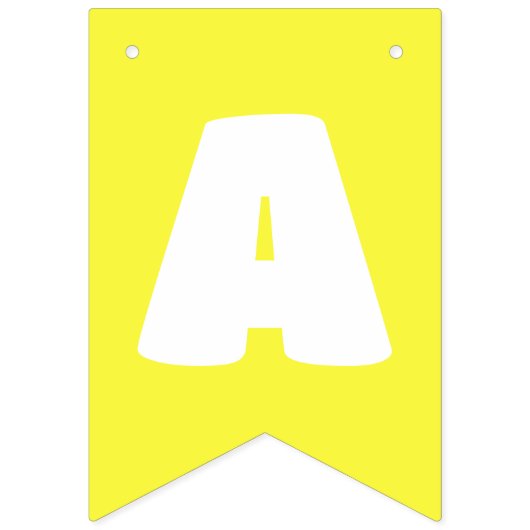 Bannière À Fanions Cute Fun Unicorn (Troisième drapeau)