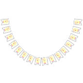 Bannière À Fanions Cute Jaune Canard | Pâques (Tout)