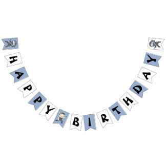 Bannière À Fanions Cute Little Ninja Happy Birthday Bunting Flags