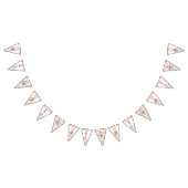 Bannière À Fanions Cute Mouse and Cupcake Personalized Birthday (Tout)