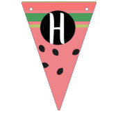 Bannière À Fanions Cute Watermelon Joyeux premier anniversaire  (Premier drapeau)