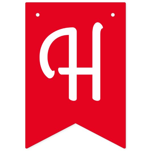 Bannière À Fanions Cutie Pie Cherry fête d'anniversaire (Deuxième drapeau)