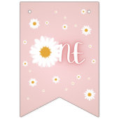 Bannière À Fanions Daisy 1st Birthday (Premier drapeau)