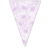 Bannière À Fanions Daisy Blooms - Airy Lilac (Troisième drapeau)