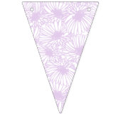 Bannière À Fanions Daisy Blooms - Airy Lilac (Deuxième drapeau)