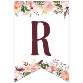 Bannière À Fanions De Miss à Mrs Banner, Boho (Deuxième drapeau)