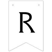 Bannière À Fanions De Mlle À Mme (Deuxième drapeau)