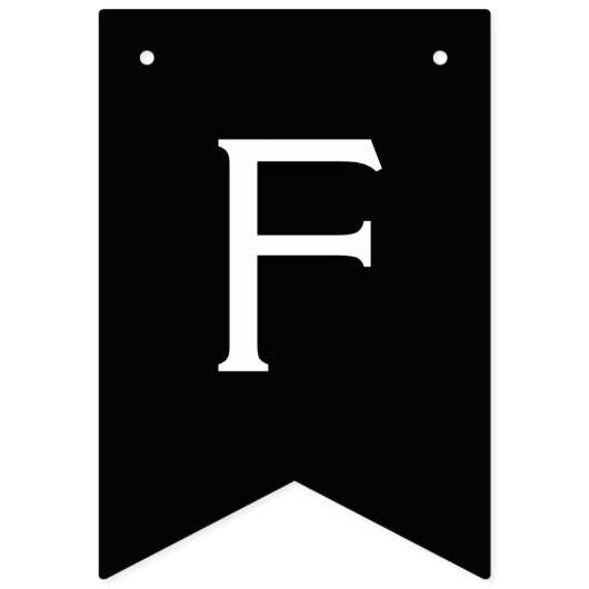 Bannière À Fanions De Mlle À Mme (Premier drapeau)