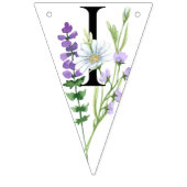 Bannière À Fanions Décor de fête d'anniversaire peu Fleur sauvage (Deuxième drapeau)