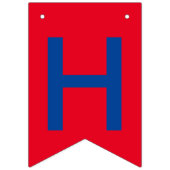 Bannière À Fanions Décor du Joyeux Anniversaire (Premier drapeau)