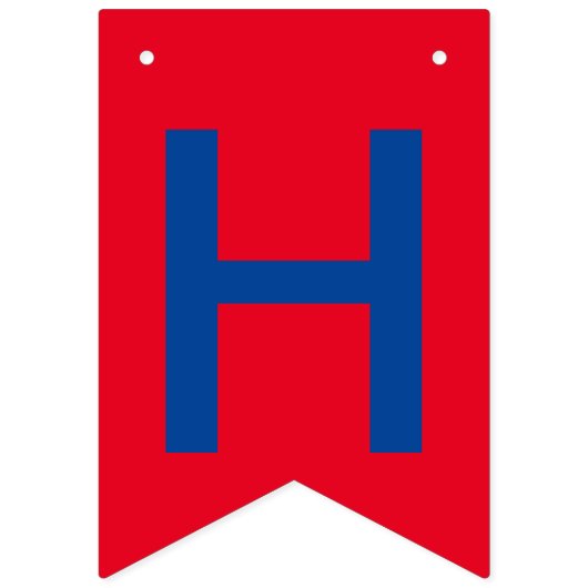 Bannière À Fanions Décor du Joyeux Anniversaire (Premier drapeau)