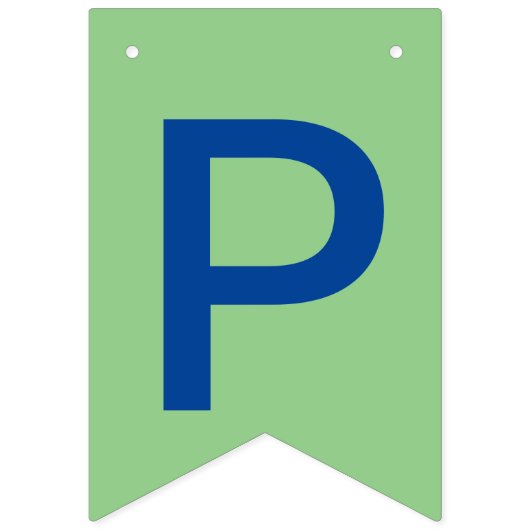 Bannière À Fanions Décor du Joyeux Anniversaire (Troisième drapeau)