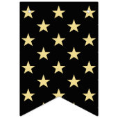 Bannière À Fanions Décor noir Art Déco élégant et joyeux (Premier drapeau)