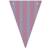 Bannière À Fanions Délicat, répétitif, rose clair et bleu clair (Troisième drapeau)