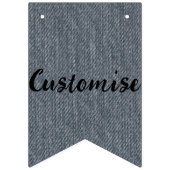 Bannière À Fanions Dénim Banner Flags personnalisables (Deuxième drapeau)