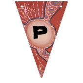 Bannière À Fanions Desert Sun Aboriginal Art Bunting (Troisième drapeau)