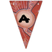 Bannière À Fanions Desert Sun Aboriginal Art Bunting (Deuxième drapeau)