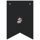 Bannière À Fanions dessin d'un plante aux fleurs violettes (Deuxième drapeau)