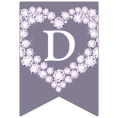 Bannière À Fanions Diamond mariage 60e anniversaire photo personnalis (Premier drapeau)