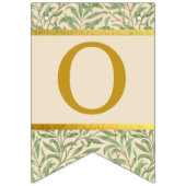 Bannière À Fanions Dieu Béni 7 Lettres Vert Feuilles Baptême Communio (Troisième drapeau)