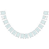 Bannière À Fanions Dieu Béni Crescent Lune & Étoiles Garçon bleu Bapt (Tout)