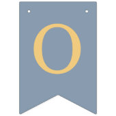 Bannière À Fanions Dieu Béni Garçon Bleu 7 Lettres Baptême Communion (Troisième drapeau)