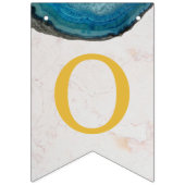 Bannière À Fanions Dieu Nom Béni Bleu Geode Garçon Baptême Communion (Deuxième drapeau)