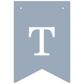 Bannière À Fanions Dîner de répétition Dîner Dusty Blue Bunting drape (Deuxième drapeau)