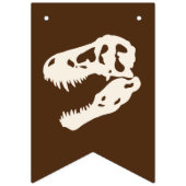 Bannière À Fanions Dino Dig Dinosaur Excavation Joyeux Anniversaire (Premier drapeau)