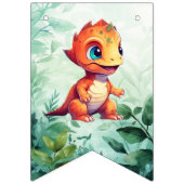 Bannière À Fanions Dino Roar Anniversaire Bash (Premier drapeau)