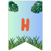 Bannière À Fanions Dinosaur fête d'anniversaire (Deuxième drapeau)