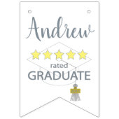 Bannière À Fanions Diplômé 5 étoiles (Deuxième drapeau)