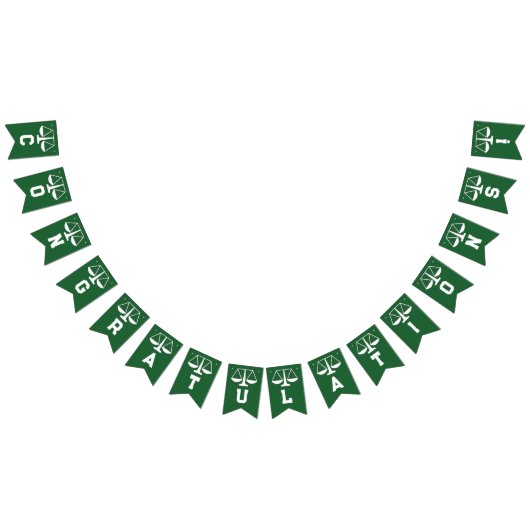 Bannière À Fanions Diplôme de droit unique (Tout)