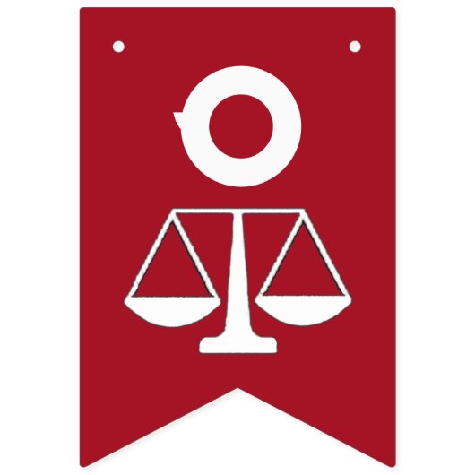 Bannière À Fanions Diplôme d'études de droit (Deuxième drapeau)