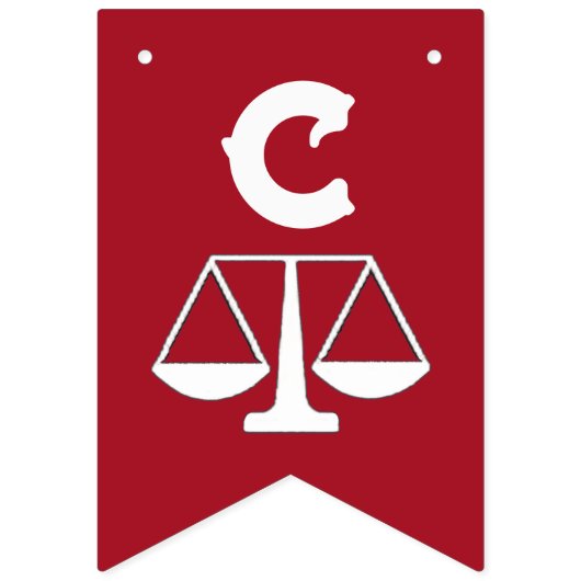 Bannière À Fanions Diplôme d'études de droit (Premier drapeau)