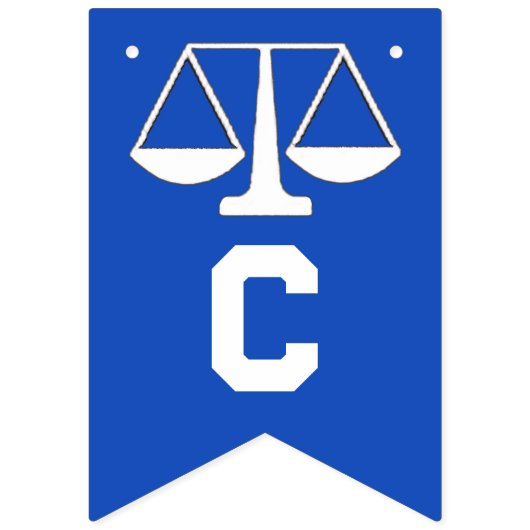 Bannière À Fanions Diplôme d'études de droit (Premier drapeau)