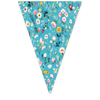Bannière À Fanions Ditsy Floral Summer