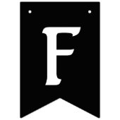 Bannière À Fanions Divorce Party Enfin Gratuité Célébration Noir Blan (Deuxième drapeau)