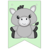 Bannière À Fanions Donkey Birthday Party (Premier drapeau)