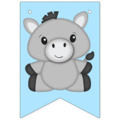 Bannière À Fanions Donkey Birthday Party (Premier drapeau)