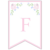 Bannière À Fanions Donut Sweet Premier anniversaire grand-millénaire (Deuxième drapeau)