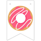 Bannière À Fanions Donuts assortés (Deuxième drapeau)