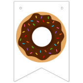Bannière À Fanions Donuts assortés (Premier drapeau)