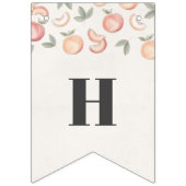 Bannière À Fanions douce comme pêche heureux fête d'anniversaire bann (Deuxième drapeau)